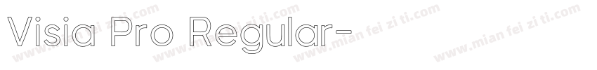 Visia Pro Regular字体转换